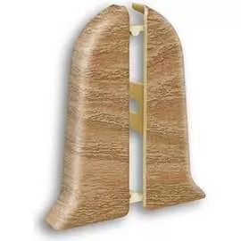 Торцевые заглушки для плинтуса Ideal Классик К-П55-Тп-Ф1 206 дуб КНЧ