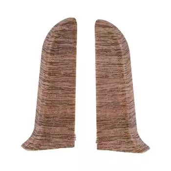 Торцевые заглушки для плинтуса Ideal Классик К-П55-Тп-Ф1 205 дуб КАП