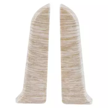 Торцевые заглушки для плинтуса Ideal Классик К-П70-Тп-Ф1 230 дуб АЙС