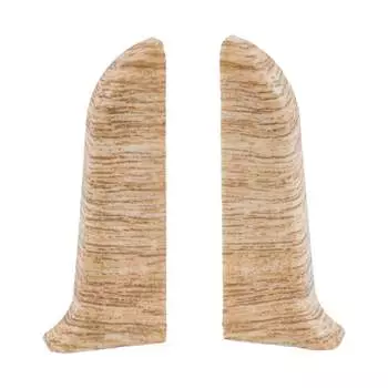 Торцевые заглушки для плинтуса Ideal Классик К-П55-Тп-Ф1 218 дуб ЕВП