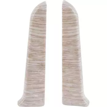 Торцевые заглушки для плинтуса Ideal Классик К-П85-Тп-Ф1 230 дуб АЙС