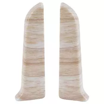 Торцевые заглушки для плинтуса Ideal Классик К-П70-Тп-Ф1 267 КЛН БЕЛ