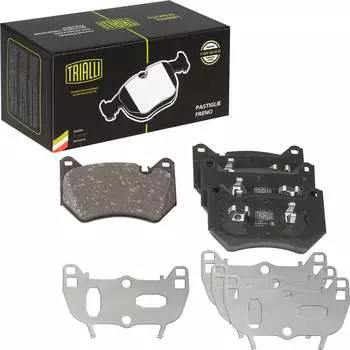Тормозные дисковые передние колодки для Audi Q5 (16-) (с порш. зажимом) TRIALLI PF 1006
