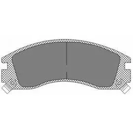 Тормозные колодки для CITROEN/MITSUBISHI/PEUGEOT SCT SP171