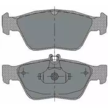 Тормозные колодки для MERCEDES-BENZ SCT SP226