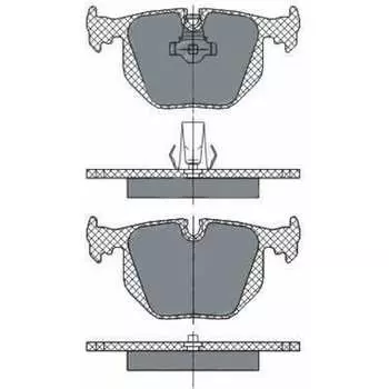 Тормозные колодки SCT SP271