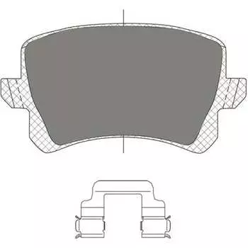 Тормозные колодки SCT SP708