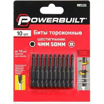 Торсионные биты TORGWIN Powerbuilt WBT1131