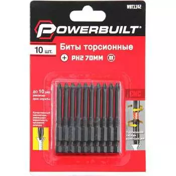 Торсионные биты TORGWIN Powerbuilt WBT1142