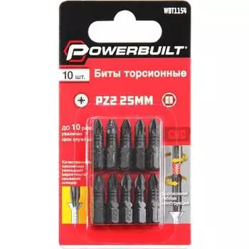 Торсионные биты TORGWIN Powerbuilt WBT1154