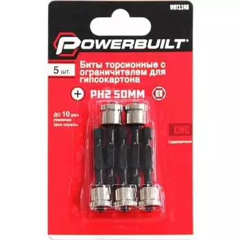 Торсионные биты TORGWIN Powerbuilt WBT1140