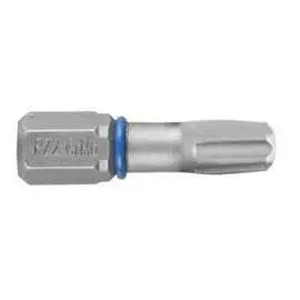 Торсионные кованые биты ЗУБР обточенные, хромомолибденовая сталь, тип хвостовика C 1/4", T30, 25мм 26015-30-25-2