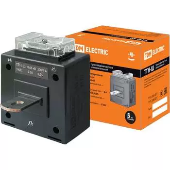 Трансформатор тока TDM ELECTRIC ТТН-Ш 300/5- 5VA/0,5S-Р SQ1101-1151