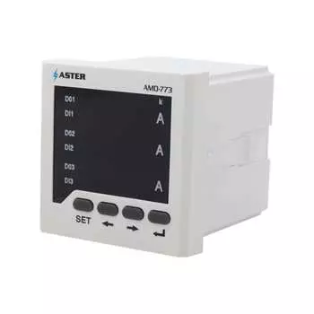 Трансформаторный цифровой однофазный амперметр ASTER AMD-773