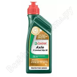 Трансмиссионное масло для мостов axle z limited slip 90 (1 л) castrol 157b18