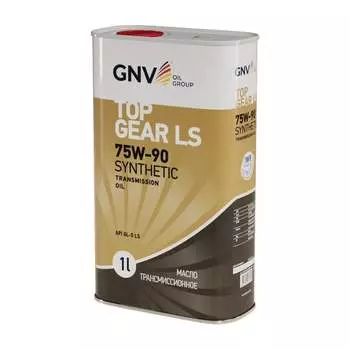 Трансмиссионное масло GNV Top Gear LS Synthetic 75W-90 API GL-5 LS GTG1072015LS0007590001