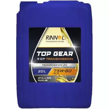 Трансмиссионное синтетическое масло RINNOL TOP GEAR 100803