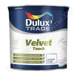 Trd velvet touch dulux краска для потолка и стен, матовая, баз bw 10л 5254203