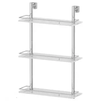 Трехъярусная полка fbs 40 cm матовое стекло; хром esp 068