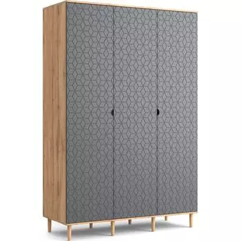 Трехдверный шкаф Мебельград Денвер спальня 57957_1