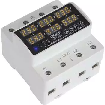 Трехфазное реле напряжения RUCELF SRW-3F63A КА-00009131