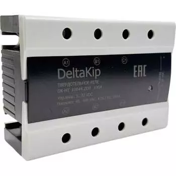 Трехфазное твердотельное реле для коммутации резистивной нагрузки DELTAKIP DK3-10044.ZD3 DK-F0000030