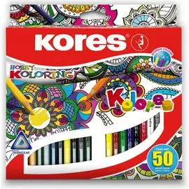 Трехгранные цветные карандаши Kores 93350 695631