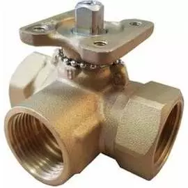 Трехходовой латунный шаровой кран TECHNO 3050B 640350-2