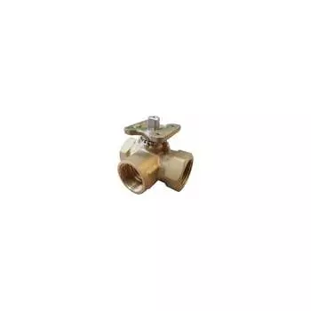 Трехходовой латунный шаровой кран TECHNO 3025А 640325-1