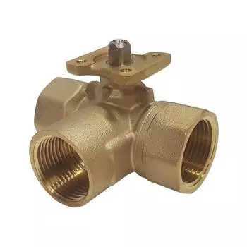 Трехходовой латунный шаровой кран TECHNO 3025В 640325-2