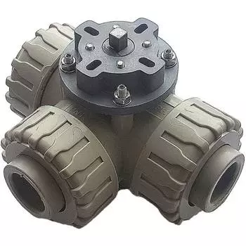 Трехходовой шаровой кран TECHNO 3020-PP 650320
