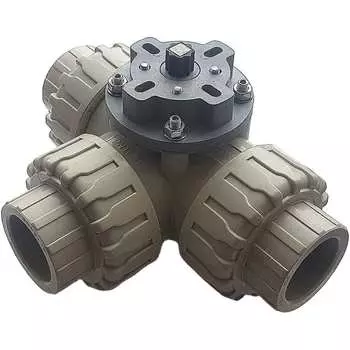 Трехходовой шаровой кран TECHNO 3025-PP 650325