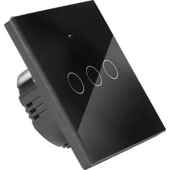 Трехклавишный сенсорный выключатель ONVIZ ONVIZ черный Tuya3черный