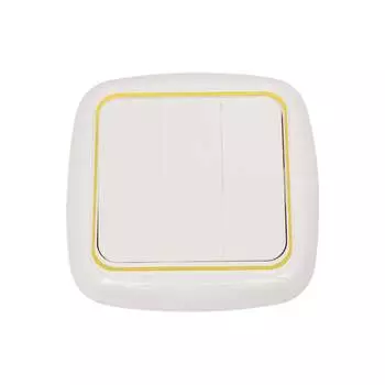 Трехклавишный выключатель BYLECTRICA ГАРМОНИЯ ЛЮКС С056-170 з