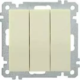 Трехклавишный выключатель IEK