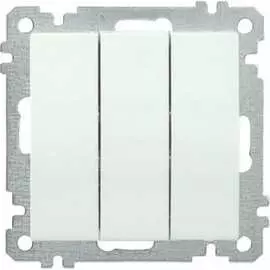 Трехклавишный выключатель IEK