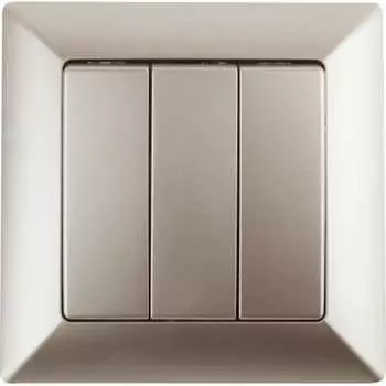 Трехклавишный выключатель Intro Solo 4-106-04 Б0053604