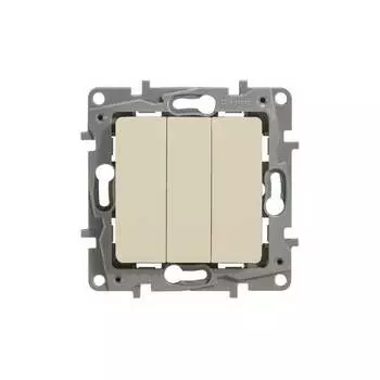 Трехклавишный выключатель Legrand Etika 672313 1066890