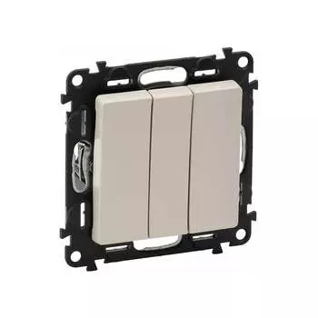 Трехклавишный выключатель Legrand Valena Life 752503 413958