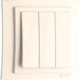Трехклавишный выключатель MONO ELECTRIC