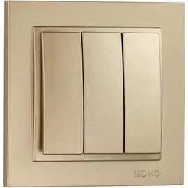 Трехклавишный выключатель MONO ELECTRIC