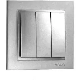 Трехклавишный выключатель MONO ELECTRIC