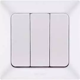 Трехклавишный выключатель NE-AD Aras 93-126-33