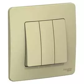 Трехклавишный выключатель Systeme Electric Blanca BLNVS100507