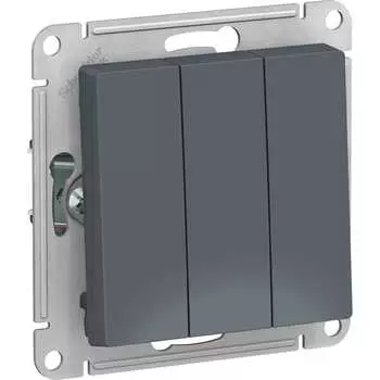 Трехклавишный выключатель Systeme Electric AtlasDesign ATN000731