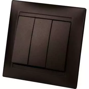 Трехклавишный выключатель TDM ELECTRIC Лама SQ1815-0503