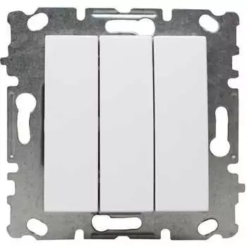 Трехклавишный выключатель Vesta Electric Roma FVK000301BEL
