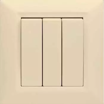 Трехклавишный выключатель Vesta Electric Roma FVK010123MLK