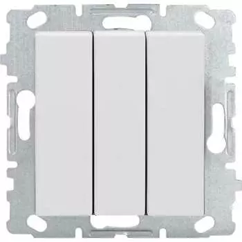 Трехклавишный выключатель Vesta Electric Roma FVK000302BEL