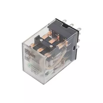 Трехконтактное промежуточное реле DEKraft пр-102 23870DEK